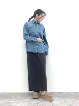 「GLOBAL WORK（グローバルワーク）のアイテム（シャツ/ブラウス）」を使った、mii さん（レディース・161cm）の秋コーディネート