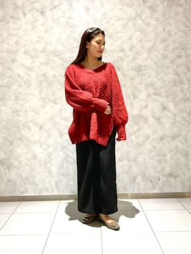 「アイテム（パンプス）」を使った、mii さん（レディース・161cm）の秋コーディネート