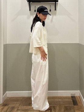 「アイテム（その他パンツ）」を使った、mikaさん（レディース・165cm）の夏コーディネート