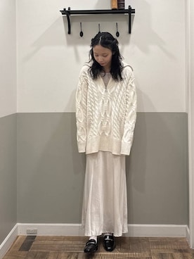 「クリスマス」｜「アイテム（アクセサリー）」を使った、mikaさん（レディース・165cm）の冬コーディネート