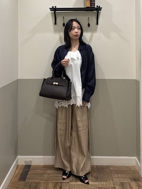 「A part by（アパートバイ）のアイテム」を使った、mikaさん（レディース・165cm）の春コーディネート