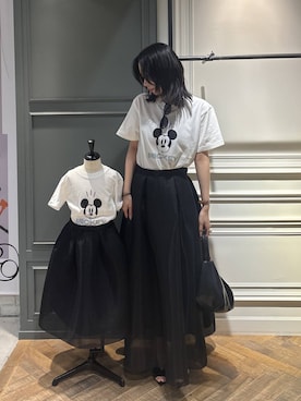 「A part by（アパートバイ）の【UVカット】UVサングラス（サングラス、ブラウン系）」を使った、mikaさん（レディース）の春コーディネート