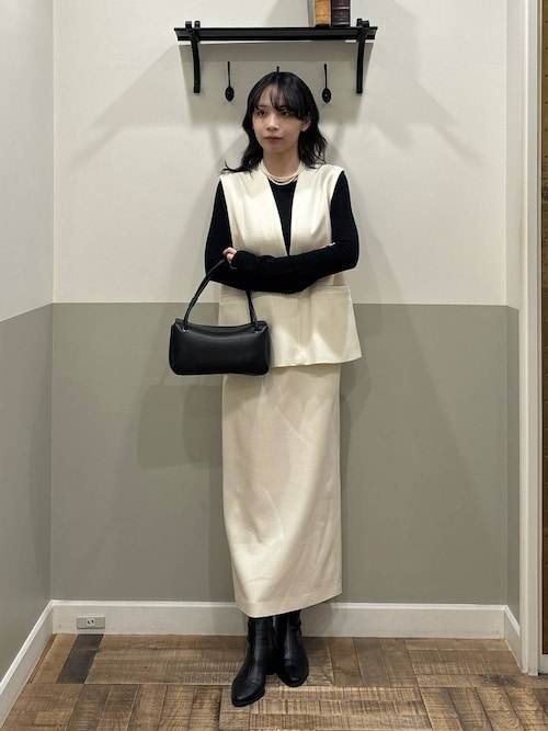 セレモニー】ツイードライクセットアップ（ワンピース）｜A part by