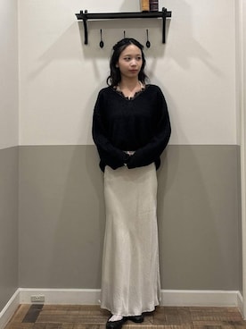 「A part by（アパートバイ）のアイテム（アクセサリー）」を使った、mikaさん（レディース・165cm）の秋コーディネート