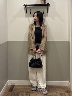 「A part by（アパートバイ）のアイテム」を使った、mikaさん（レディース・165cm）の春コーディネート