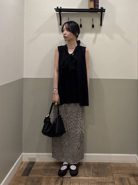「お仕事コーデ_apart by lowrys」｜mikaさん（レディース・165cm）の夏コーディネート