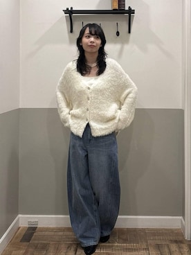 「A part by（アパートバイ）のアイテム（アクセサリー）」を使った、mikaさん（レディース・165cm）の冬コーディネート