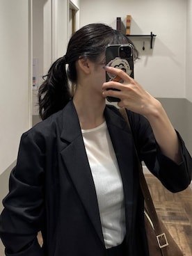 「A part by（アパートバイ）のアイテム（その他アウター）」を使った、mikaさん（レディース・165cm）の秋コーディネート