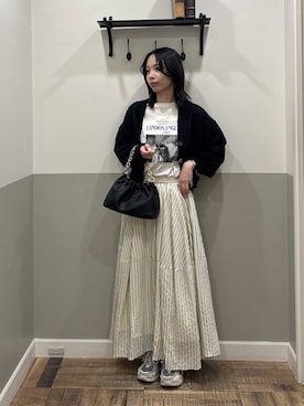 「A part by（アパートバイ）のアイテム」を使った、mikaさん（レディース・165cm）の春コーディネート