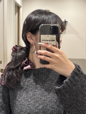 「アイテム（バンダナ/スカーフ）」を使った、mikaさん（レディース・165cm）の秋コーディネート