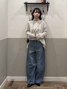 「SNAP_apart by lowrys」｜「アイテム（ジャケット/アウター）」を使った、mikaさん（レディース・165cm）の冬コーディネート