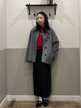 「SNAP_apart by lowrys」｜「アイテム（ジャケット/アウター）」を使った、mikaさん（レディース・165cm）の秋コーディネート