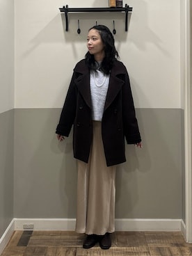 「SNAP_apart by lowrys」｜mikaさん（レディース・165cm）の秋コーディネート