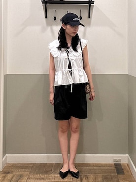 「アイテム（パンツ）」を使った、mikaさん（レディース・165cm・20代）の夏コーディネート