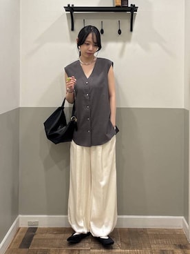 「お仕事コーデ_apart by lowrys」｜mikaさん（レディース・165cm）の夏コーディネート