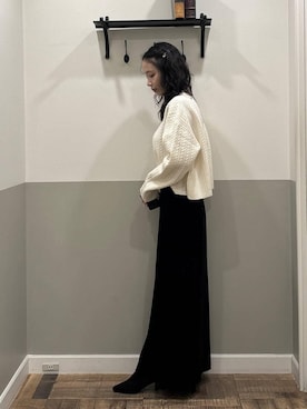 「クリスマス」｜「アイテム（アクセサリー）」を使った、mikaさん（レディース・165cm）の秋コーディネート