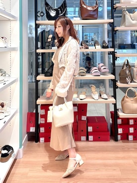 「WA ORiental TRaffic（ダブルエーオリエンタルトラフィック）のアイテム」を使った、あおいさん（レディース・156cm）の春コーディネート