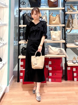 「ORiental TRaffic（オリエンタルトラフィック）のアイテム」を使った、あおいさん（レディース・156cm）の春コーディネート