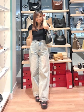あおいさん(レディース・156cm)の夏コーディネート