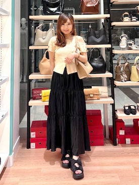 あおいさん(レディース・156cm)の夏コーディネート