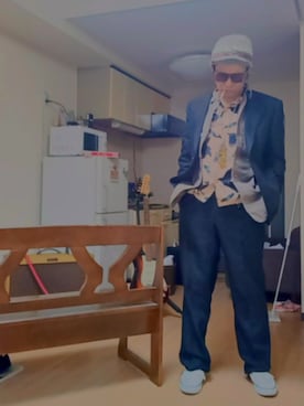 「アイテム（サングラス）」を使った、GROOVE_FUCKさん（メンズ・173cm）の秋コーディネート