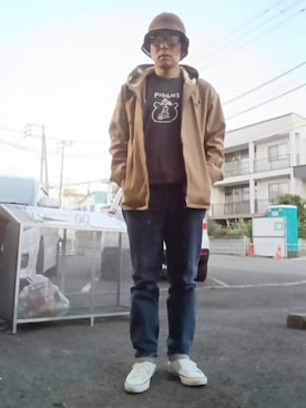 「アイテム（シューズ）」を使った、makotoishidaさん（メンズ・173cm・40代）の夏コーディネート