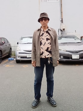 「アイテム（ファッション雑貨）」を使った、makoaさん（メンズ・173cm・40代）の夏コーディネート