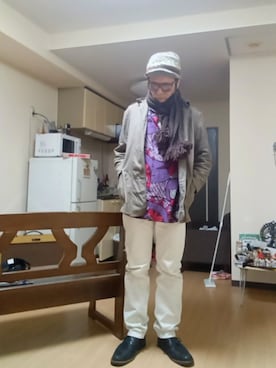 「アイテム（サングラス）」を使った、GROOVE_FUCKさん（メンズ・173cm）の秋コーディネート