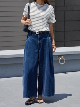 「MILLER（ミラー）のアイテム」を使った、NATSUKIさん（レディース・170cm）の春コーディネート