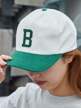 「BRIXTON(ブリクストン)のアイテム」を使った、NATSUKIさん(レディース・170cm)の夏コーディネート