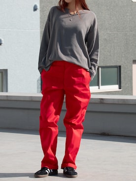 「adidas（アディダス）のadidas/アディダス HANDBALL SPEZIAL スニーカー（スニーカー、ブラック系）」を使った、NATSUKIさん（レディース・170cm）の春コーディネート