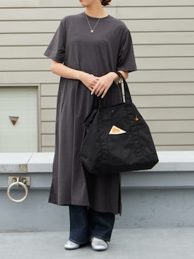 「KELTY（ケルティ）のアイテム」を使った、NATSUKIさん（レディース・170cm）の春コーディネート