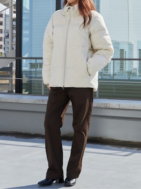 「Columbia（コロンビア）のアイテム」を使った、NATSUKIさん（レディース・170cm）の秋コーディネート