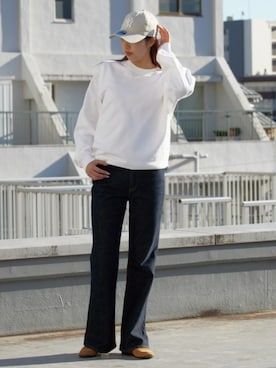「United Athle（ユナイテッドアスレ）のアイテム」を使った、NATSUKIさん（レディース・170cm）の秋コーディネート
