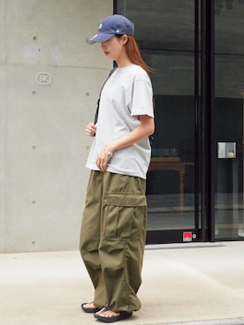 「LIFEMAX（ライフマックス）のアイテム」を使った、NATSUKIさん（レディース・170cm）の夏コーディネート
