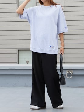 「adidas（アディダス）のadidas/アディダス SAMBA OG アディダスオリジナルス サンバ スニーカー 2026年春夏（スニーカー、ホワイト系）」を使った、NATSUKIさん（レディース・170cm）の夏コーディネート