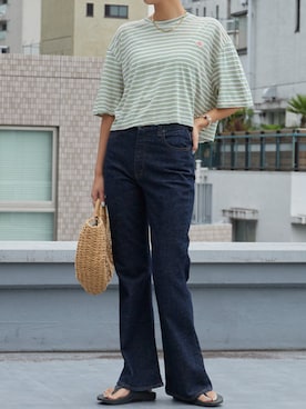 「Chick（チック）のアイテム」を使った、NATSUKIさん（レディース・170cm）の夏コーディネート