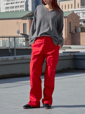 「adidas（アディダス）のadidas/アディダス HANDBALL SPEZIAL スニーカー（スニーカー、ブラック系）」を使った、NATSUKIさん（レディース・170cm）の春コーディネート