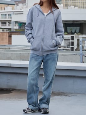 「Russell Athletic（ラッセルアスレティック）のアイテム」を使った、NATSUKIさん（レディース・170cm）の秋コーディネート