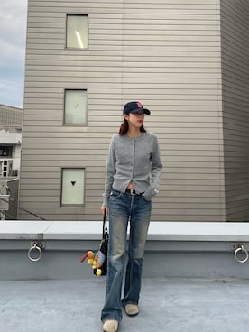 「アイテム（帽子）」を使った、NATSUKIさん（レディース・170cm）の秋コーディネート