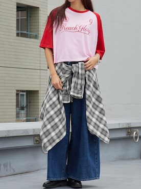 「Chick（チック）のアイテム」を使った、NATSUKIさん（レディース・170cm）の夏コーディネート