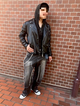 たっつーさん（メンズ・183cm）の冬コーディネート