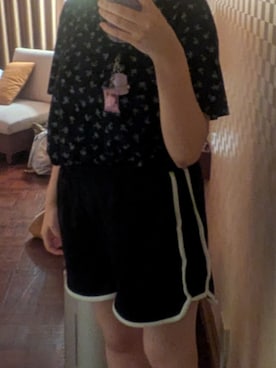 「しまむら（シマムラ）のアイテム（その他パンツ）」を使った、misakiさん（レディース・167cm）の夏コーディネート