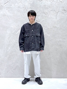 「LOWRYS FARM（ローリーズファーム）のアイテム（デニムジャケット）」を使った、tenma04さん（メンズ・167cm）の秋コーディネート