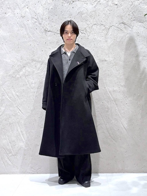 LFM(U)】ウールライクスタンドコート 494439（チェスターコート