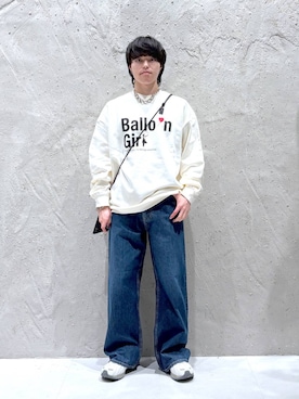 「アイテム（スウェット）」を使った、tenma04さん（メンズ・167cm）の秋コーディネート