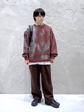 「アイテム（バックパック/リュック）」を使った、tenma04さん（メンズ・167cm）の秋コーディネート