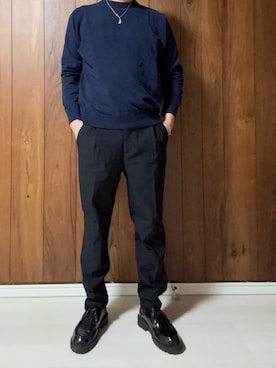 「アイテム（パンツ）」を使った、racchiさん（メンズ・176cm）の秋コーディネート
