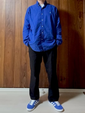 「アイテム（シャツ/ブラウス）」を使った、racchiさん（メンズ・176cm）の秋コーディネート