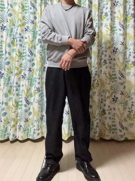 「アイテム（デニムパンツ）」を使った、racchiさん（メンズ・176cm）の秋コーディネート